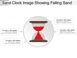 Sand Clock Image Showing Falling Sand