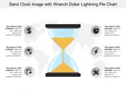 Sand Clock Image With Wrench Dollar Lightning Pie Chart