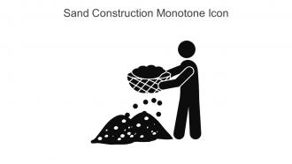 Sand Construction Monotone Icon In Powerpoint Pptx Png And Editable Eps Format