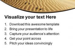 Sand dunes nature powerpoint templates and powerpoint backgrounds 0811