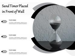 Sand Timer Placed In Front Of Wall
