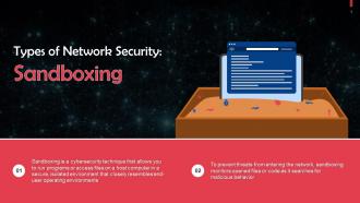 Sandboxing As A Type Of Network Security Training Ppt