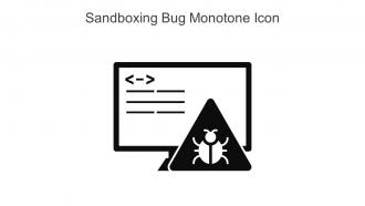 Sandboxing Bug Monotone Icon In Powerpoint Pptx Png And Editable Eps Format