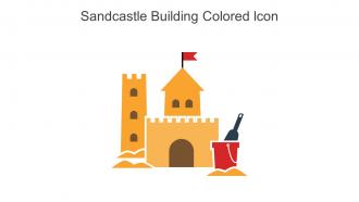 Sandcastle Building Colored Icon In Powerpoint Pptx Png And Editable Eps Format