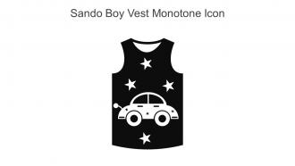 Sando Boy Vest Monotone Icon In Powerpoint Pptx Png And Editable Eps Format