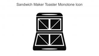 Sandwich Maker Toaster Monotone Icon In Powerpoint Pptx Png And Editable Eps Format
