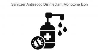 Sanitizer Antiseptic Disinfectant Monotone Icon In Powerpoint Pptx Png And Editable Eps Format