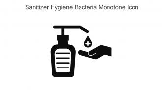 Sanitizer Hygiene Bacteria Monotone Icon In Powerpoint Pptx Png And Editable Eps Format