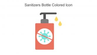 Sanitizers Bottle Colored Icon In Powerpoint Pptx Png And Editable Eps Format