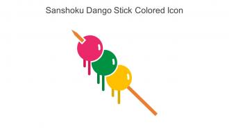 Sanshoku Dango Stick Colored Icon In Powerpoint Pptx Png And Editable Eps Format
