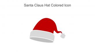 Santa Claus Hat Colored Icon In Powerpoint Pptx Png And Editable Eps Format