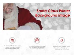 Santa Claus Winter Background Image