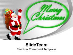 Santa Clause Merry Christmas PowerPoint Templates PPT Themes And Graphics 0113