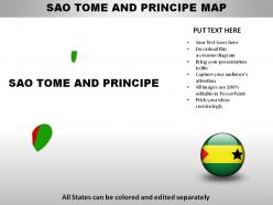 Sao tome and principe country powerpoint maps