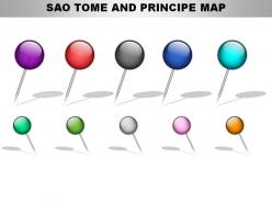Sao tome and principe country powerpoint maps