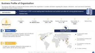 Sap Analytics Cloud Business Profile Of Organization