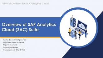 Sap Analytics Cloud Overview Of Sap Analytics Cloud Sac Suite
