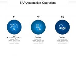 Sap automation operations ppt powerpoint presentation infographics information cpb