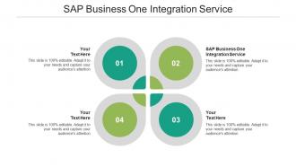 Sap business one integration service ppt powerpoint presentation infographics cpb