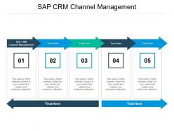 Sap crm channel management ppt powerpoint presentation professional smartart cpb