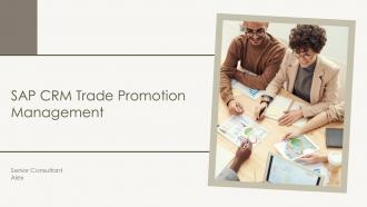 SAP CRM Trade Promotion Management PPT Mockup ACP
