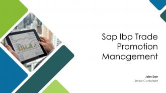 Sap Ibp Trade Promotion Management PPT Structure ACP