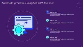 SAP iRPA Powerpoint Ppt Template Bundles Idea Customizable