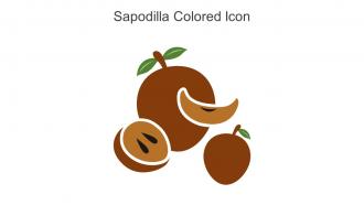 Sapodilla Colored Icon In Powerpoint Pptx Png And Editable Eps Format