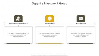 Sapphire Investment Group In Powerpoint And Google Slides Cpb