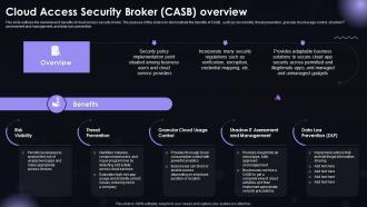 SASE IT Cloud Access Security Broker CASB Overview Ppt Powerpoint Professional