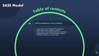 SASE Model Powerpoint Presentation Slides Ideas Idea