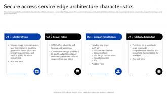 Sase Security Secure Access Service Edge Architecture Characteristics