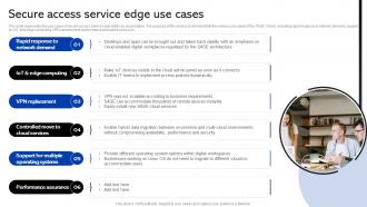 Sase Security Secure Access Service Edge Use Cases