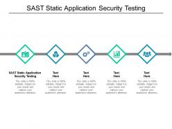 Sast static application security testing ppt powerpoint presentation styles designs cpb