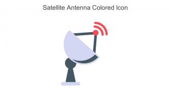 Satellite Antenna Colored Icon In Powerpoint Pptx Png And Editable Eps Format