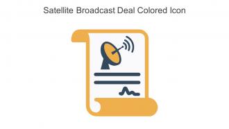 Satellite Broadcast Deal Colored Icon In Powerpoint Pptx Png And Editable Eps Format