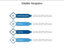 Satellite navigation ppt powerpoint presentation model example cpb