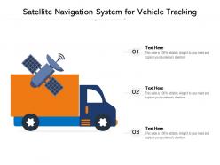 Satellite Navigation System For Vehicle Tracking