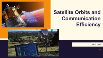 Satellite Orbits And Communication Efficiency PPT Presentation AT