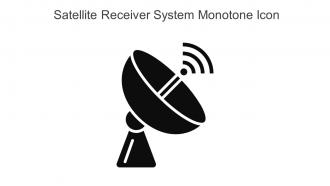 Satellite Receiver System Monotone Icon In Powerpoint Pptx Png And Editable Eps Format