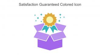 Satisfaction Guaranteed Colored Icon In Powerpoint Pptx Png And Editable Eps Format