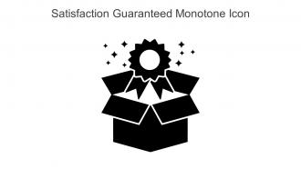 Satisfaction Guaranteed Monotone Icon In Powerpoint Pptx Png And Editable Eps Format