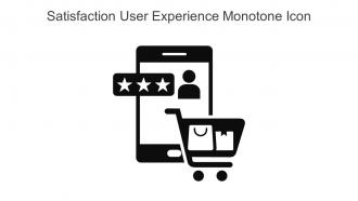 Satisfaction User Experience Monotone Icon In Powerpoint Pptx Png And Editable Eps Format