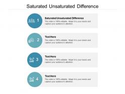 Saturated unsaturated difference ppt powerpoint presentation portfolio files cpb