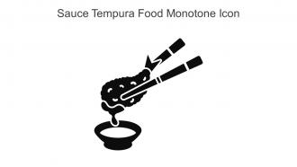 Sauce Tempura Food Monotone Icon In Powerpoint Pptx Png And Editable Eps Format