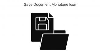 Save Document Monotone Icon In Powerpoint Pptx Png And Editable Eps Format