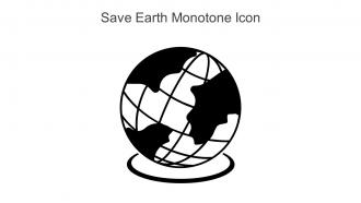 Save Earth Monotone Icon In Powerpoint Pptx Png And Editable Eps Format