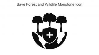 Save Forest And Wildlife Monotone Icon In Powerpoint Pptx Png And Editable Eps Format