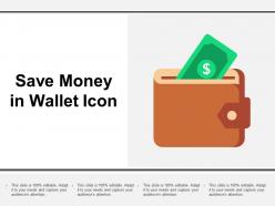 Save Money In Wallet Icon