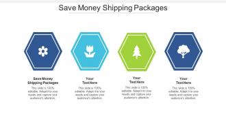 Save money shipping packages ppt powerpoint presentation summary cpb